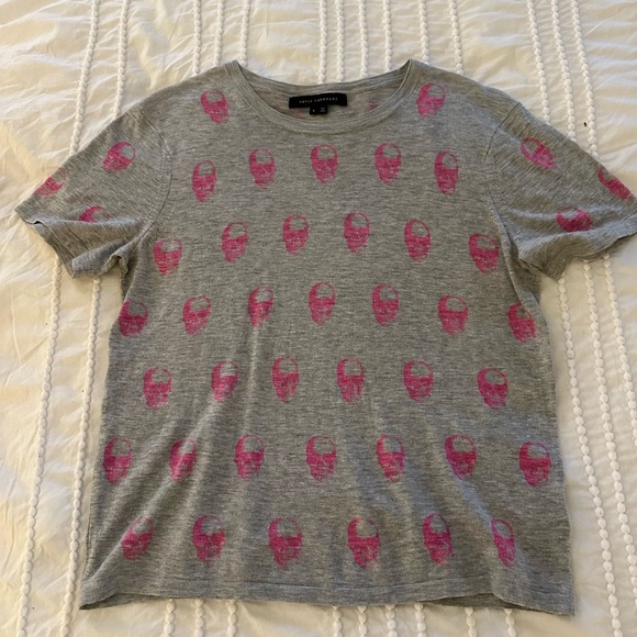 Skull Cashmere Tops - Skull Cashmere T-Shirt